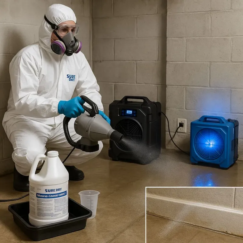 Sanitization and Odor Removal process in Adelphi, MD